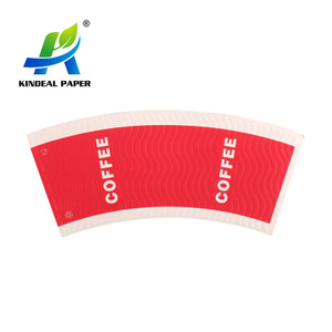 Long Fiber Paper to Make Emboss Fan for Double Wall Paper Cup Sleeve