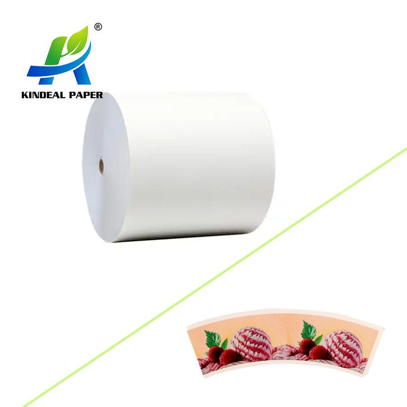 High Gloss Double Wall Waterproof Pe Coated Cupstock for Ice Cream Cups​