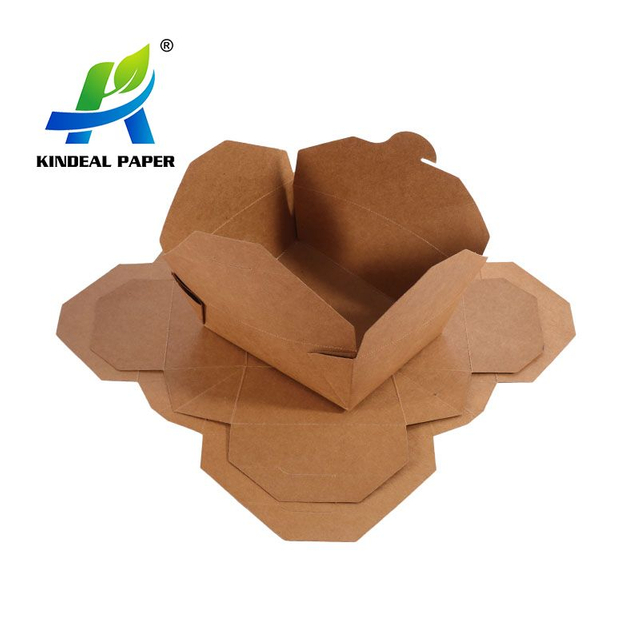 Brown Poly Coated Kraft Paper Roll for Making Togo Boxes