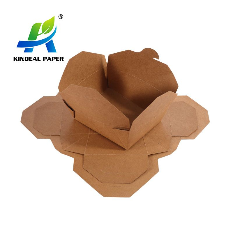 Brown Poly Coated Kraft Paper Roll for Making Togo Boxes