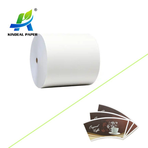 Chinese Food Grade One Side Polyethylene Coated Cupstock​ Paper Cup Making Paper for 8oz Coffee Drinking Cups 