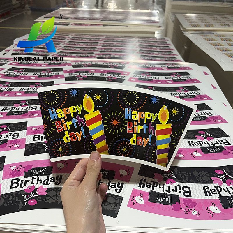 PE Coated Paper in Sheet for High Quality Paper Cup Printing Requires