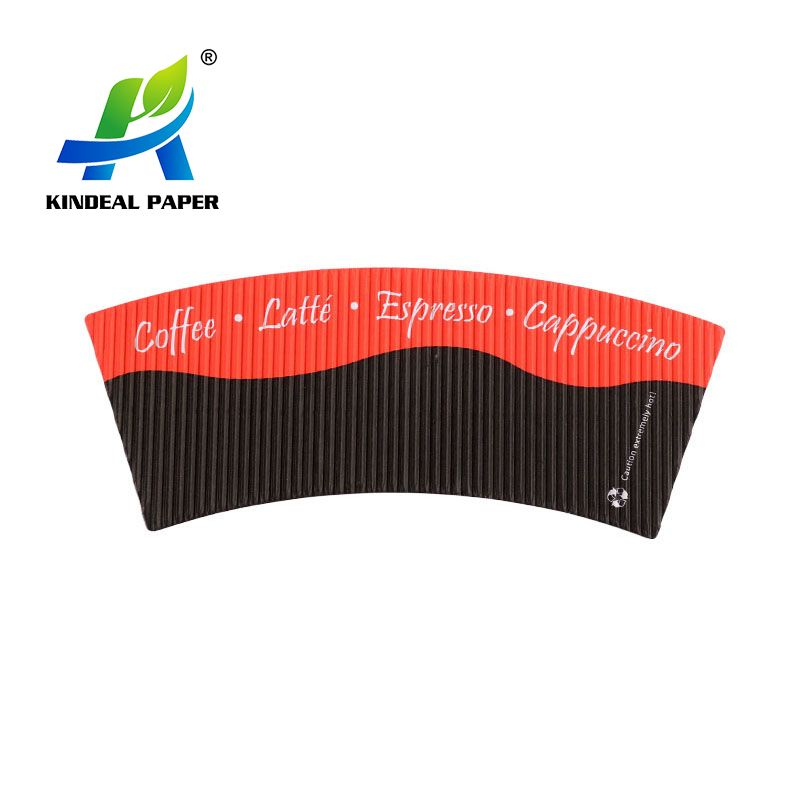 Ripple Fan for Double Wall Paper Coffee Cup Sleeve