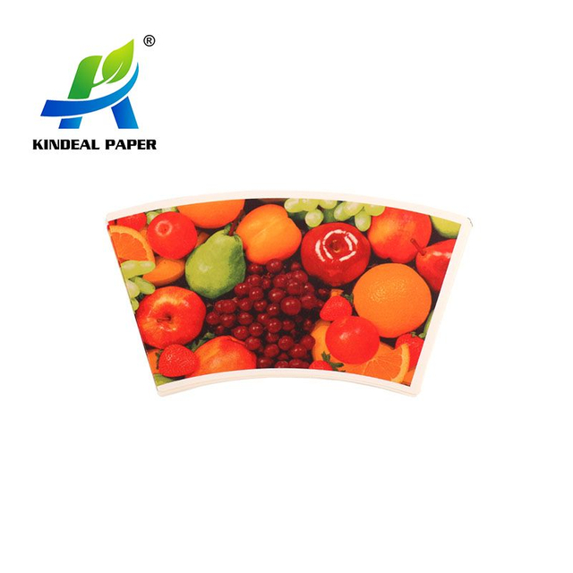 190GSM High Bulk Two-Sided Pe Coated Cup Stock Paper for Making 12oz or 14oz Beverage Cups.